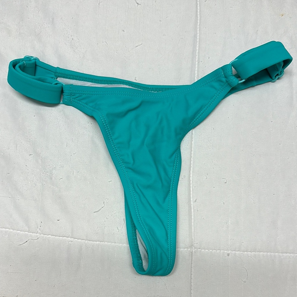 NWOT Boutine LA Cyan Bikini Thong Bottom